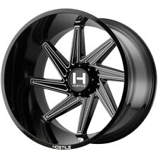 Hostile H119 Dagr 22x12 8x170 -44mm Blackmilled Wheel Rim 22 Inch