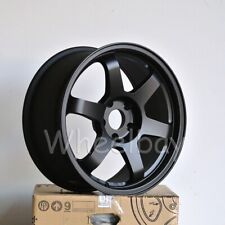 On Sale 4 Rota Wheel Grid 17x8 5x114.3 35 73 Satin Black