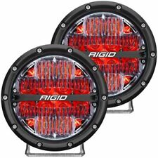 Rigid Industries 36205 360-series 6 Led Off-road Drive Beam Red Backlight Pair