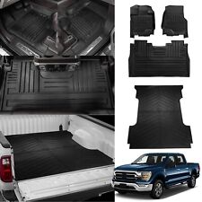 Fit 2015-2024 Ford F150 Truck Bed Mat 6.5 Ft Floor Mat Long Bed Mat Accessories
