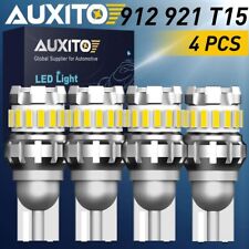 4x Auxito 921 Led Reverse Canbus Light 912 T15 W16w Backup Lamp Cool White 6500k