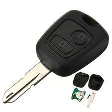 Peugeot 206 Key Fob Case And Uncut Blade New Replacement