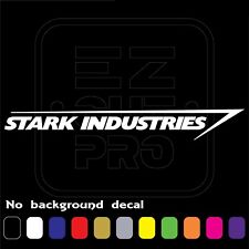 2x Stark Industries Logo Marvel Iron Man Avengers Batman Sticker Vinyl Decal Car