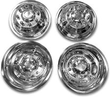 For 2011-2021 Gmc Chevy 3500hd 17 Stainless Steel Dually Wheel Simulator Set
