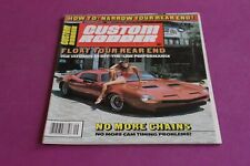 September 1982 Custom Rodder Magazine. How To Narrow Your Rear End