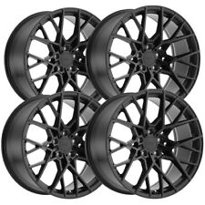 Set Of 4 Tsw Sebring 17x8 5x100 35mm Matte Black Wheels Rims 17 Inch