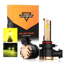 2x Auxbeam 9005 Hb3 Led Bulbs Headlight High Beam Kit Super Bright Yellow 3000k