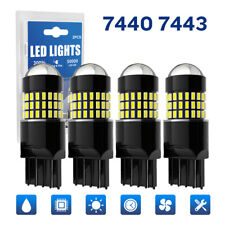 6000k 7443 7444 Led Bulb Brake Tail Stop Parking Light 7440 T20 Bright Lamp 4pcs