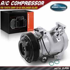 Ac Compressor Wclutch For Toyota Camry 02-06 Highlander 01-07 Solara 02-08 2.4l
