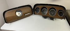 1969 Ford Mustang Mach 1 Dash 2 Piece With All Gauges Wood Grain Deluxe Oem