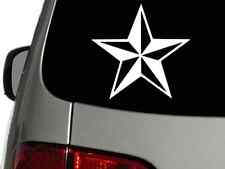 Nautical Star Blazing Star Vinyl Decal Car Wall Window Sticker Choose Size Color