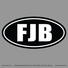 Fjb Oval Sticker Biden Joe Trump 2024 Car Vinyl Decal Usa Vehicle Bumper Funny