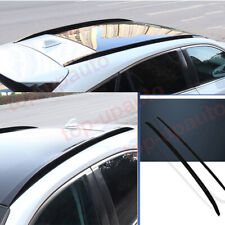 For Toyota Venza 2021-2022 Abs Glossy Black Roof Rack Rails Bars Luggage 2pcs