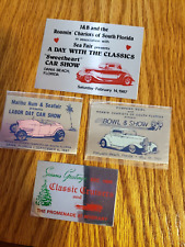 Car Show Small Plaques From 1986-1987