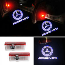 2x Car Door Projector Amg Hd Light Ghost Shadow Laser For Mercedes A B C E G