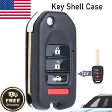 Upgraded Flip Remote Key Shell Case Fob For Honda Accord Civic C-rv Mlbhlik6-1ta