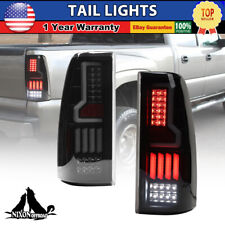 Led Tail Lights For 99-06 Chevy Silverado 1500 99-02 Gmc Sierra Brake Lamp Smoke