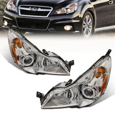 Pair Projector Headlight Front Lamps Clear For 2010-2014 Subaru Legacy Outback