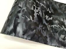 Camouflage Camo Shadow Black Vinyl Auto Car Wrap Film Sticker Decal Roll
