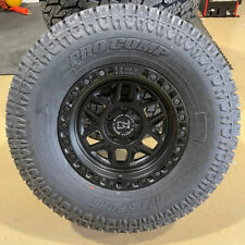 4 17x9 Black Rhino Kelso Wheels Rims 35 At Tires 6x5.5 Gmc Sierra 1500 Yukon