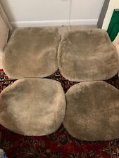 Sheepskin Bucket Seat Covers Thick Neutral From Ramshead Warm Luxurious