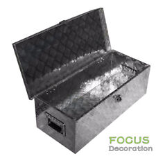 30 13 9.8 Cuboid Aluminum Camper Tool Box For Trailer Flatbed Rv Pickup Atv