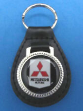 Mitsubishi Auto Leather Keychain Key Chain Ring Fob 043