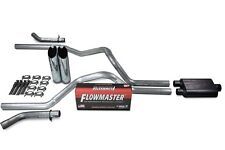 Chevy Gmc 1500 99-06 2.5 Dual Exhaust Kits Flowmaster Super 44 Slash Tip Corner