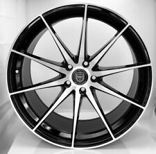 4 Hp4 19 Inch Staggered Black Rims Fits Jaguar Xj-xjl-portfolio