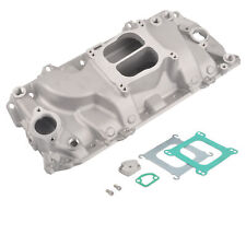 Low Rise Intake Manifold Oval Port For Bbc Big Block Chevy V8 396 402 427 454