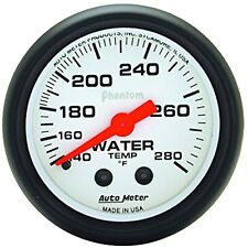 Auto Meter 5731 Phantom Mechanical Water Temperature Gauge 2 116 140-280