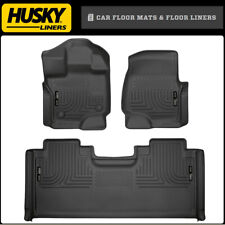 Husky Liners Weatherbeater Floor Mats For 2015-2024 Ford F-150 Extended Cab