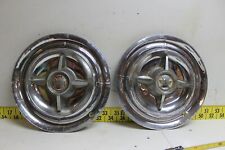 Used Oem Mopar Set 15 Spinner Hub Caps Wheel Covers 1955-56 Dodge Lancer4157