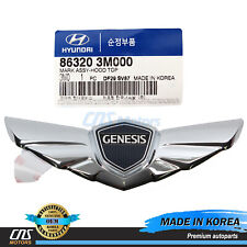 Genuine Front Hood Emblem For 09-14 Hyundai Genesis Sedan Oem 863203m000