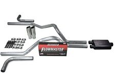 Chevy Gmc 1500 99-06 2.5 Dual Exhaust Kit Flowmaster Super 44 Clamp Tip Side