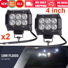 2x 4 180w Led Work Light Bar 4wd Offroad Spot Pods Fog Atv Suv Utv Driving Lamp