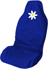 Daisy Flower Girls Waterproof Hduty Large Blue Front Car Seat Cover Protector