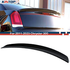 For Chrysler 300 300c 300s 2011-2023 Glossy Black Rear Trunk Spoiler Wing Lip