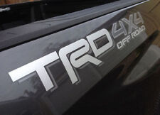 Trd 4x4 Off Road Decals Toyota Tacoma Tundra Vinyl Stickers Decals White Silver