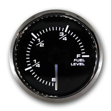 Mgs 52mm 2-116 Electrical Fuel Level Gauge 240-33 Ohms White Amber Led