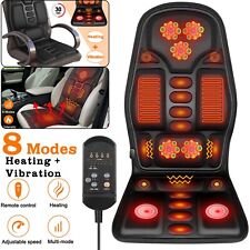 Full Body Massager Cushion 8 Modes Back Seat Chair Car Pad Mat Home Office