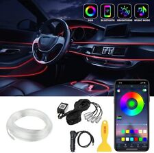Car Led Interior Strip Light Atmosphere Neon Glow App Control Ambient Light Kit.