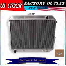 3rows All Aluminum Radiator For Dodge Charger Plymouth Mopar Big Block 1968-1974