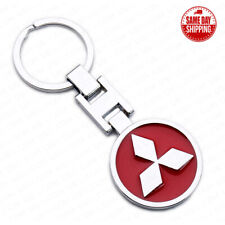 For Mitsubishi 3d Logo Sport Alloy Car Home Key Keychain Ring Decoration Gift