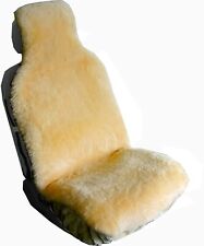 Luxurious Sheepskin Wrap Gold Seat Cover 1 Piece