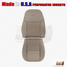 1999 - 2004 Ford Mustang Gt Driver Passenger Replacement Leather Seat Cover Tan