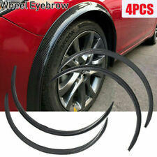 4pcs 28.7 Car Wheel Eyebrow Arch Trim Lip Fender Flares Protector Trims Black
