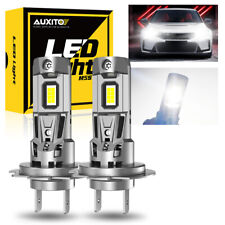 2pcs Auxito H7 Led Conversion Headlight Bulbs Kit White Hi Lo Beam Replacement