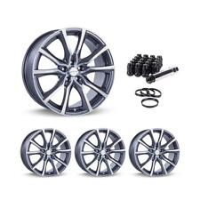 Wheel Rims Set With Black Lug Nuts Kit For 20-24 Cadillac Ct4 P831643 17 Inch