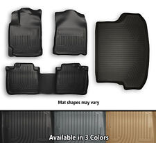 Husky Liners Weatherbeater Front Rear And Trunk Floor Mats - Choice Of Color